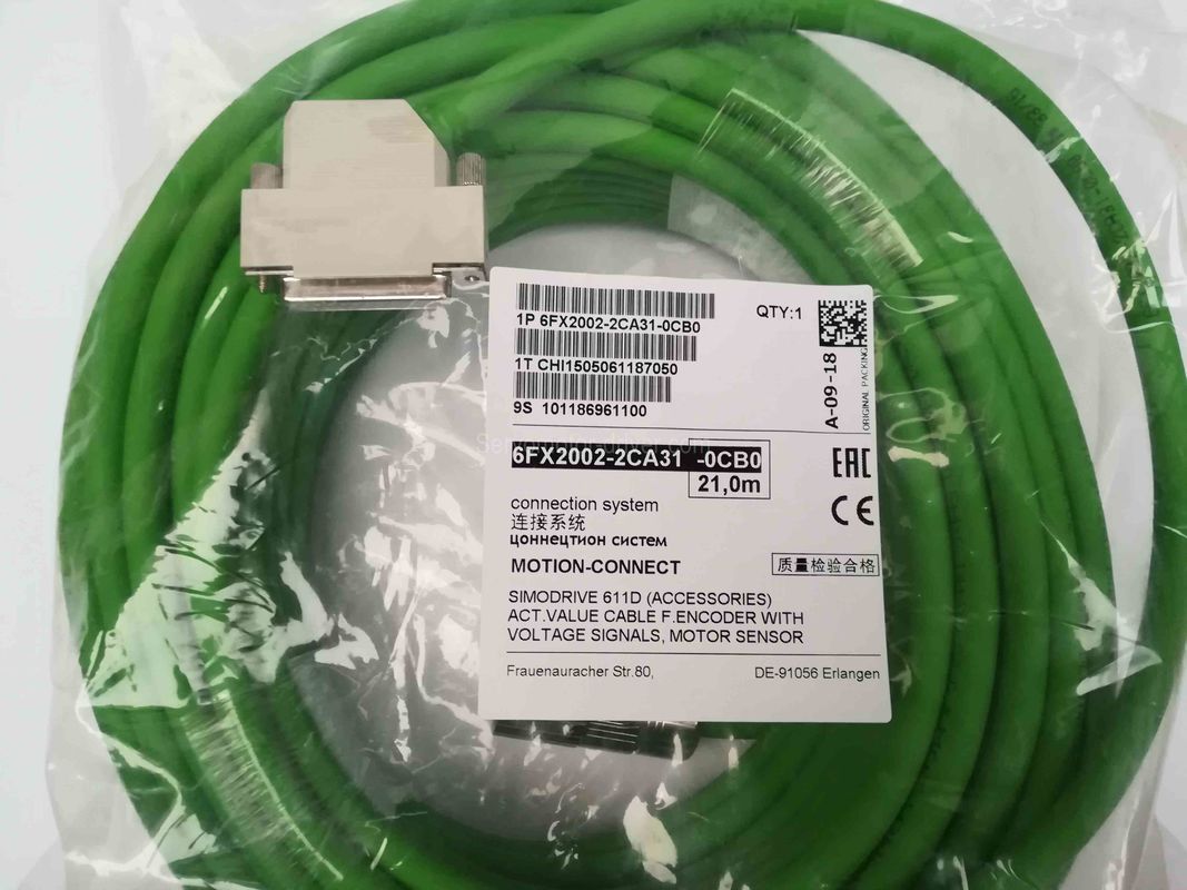 Green Servo Motor Cable Siemens Simodrive 611d Connection